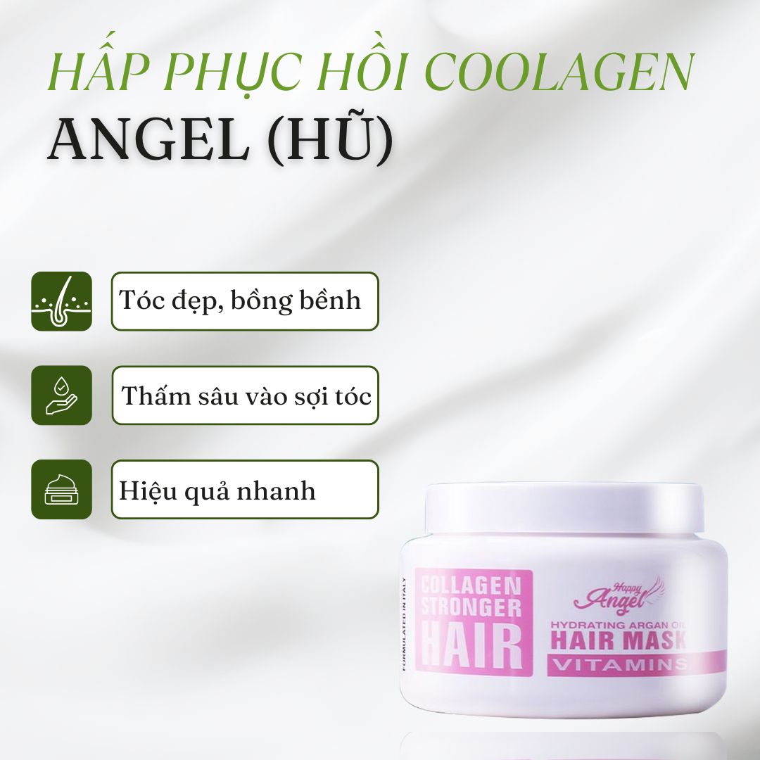 Hấp Phục Hồi Collagen Angel 500ml (hũ).1 Hấp Phục Hồi Collagen Angel 500ml (hũ).1