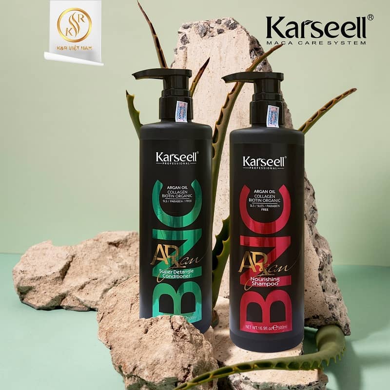 Bộ Gội Xả Argan Oil Bnc Karseell