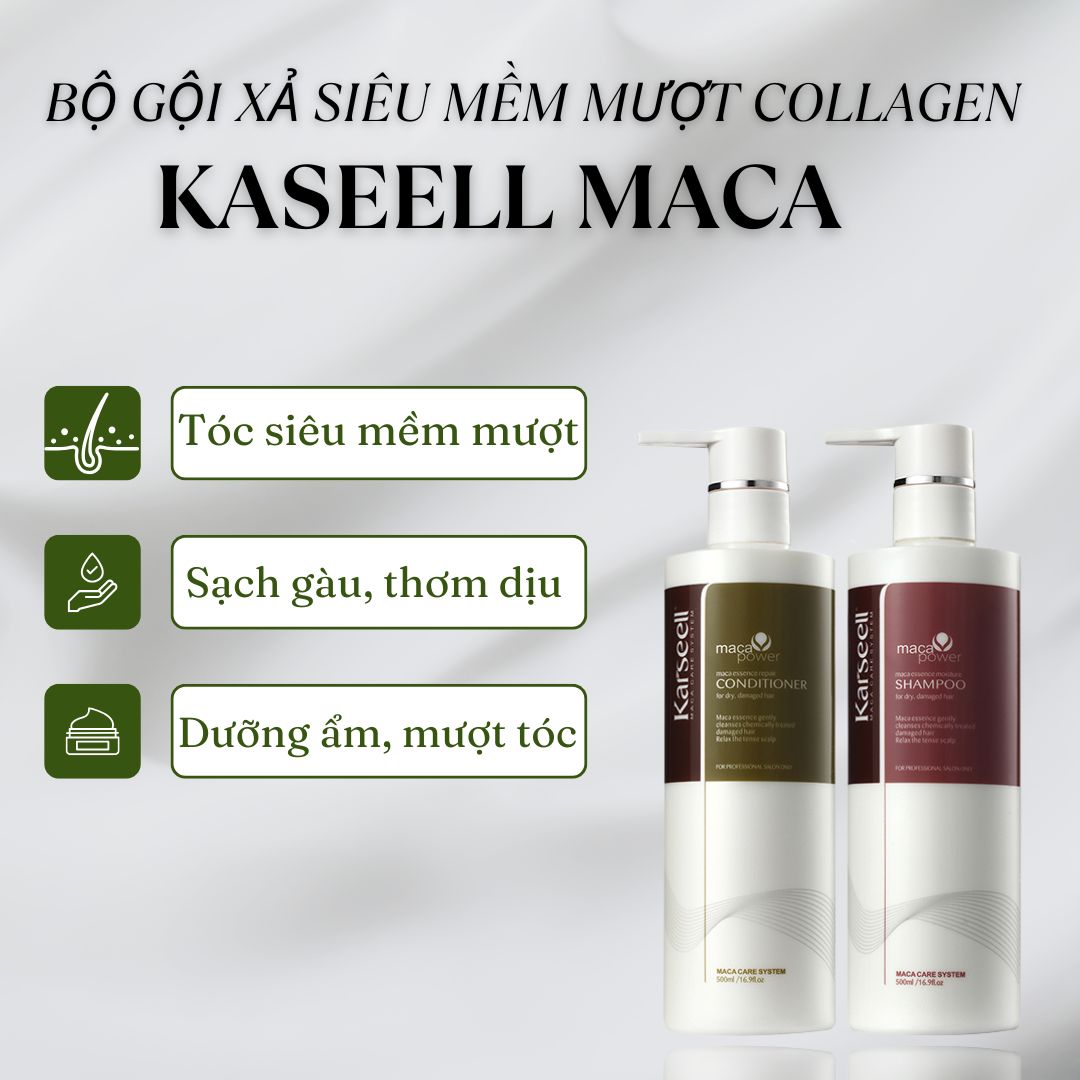 BỘ ĐÔi GỘi XẢ Karseell Maca SiÊu MỀm MƯỢt.1 BỘ ĐÔi GỘi XẢ Karseell Maca SiÊu MỀm MƯỢt.1