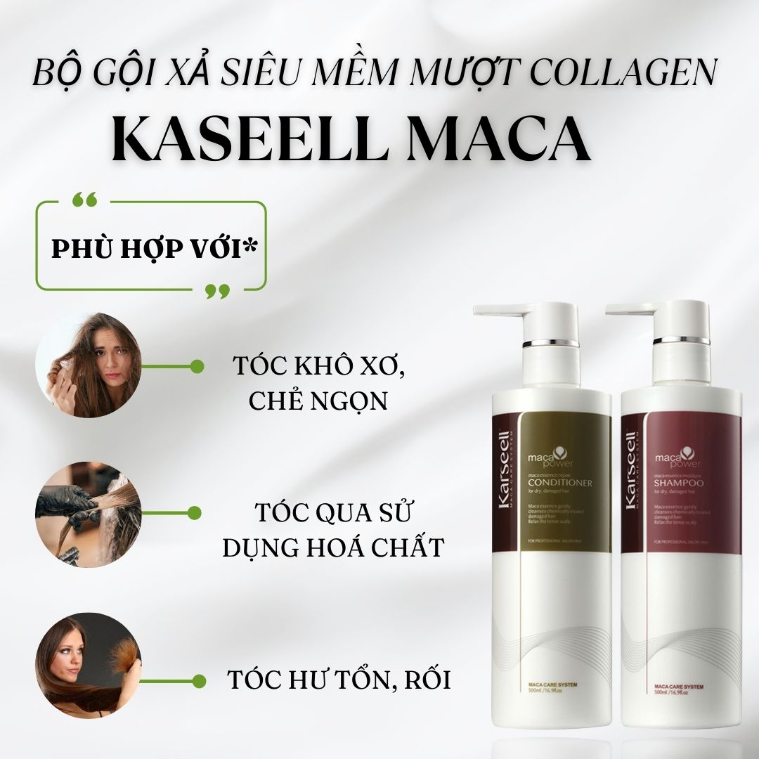 GỘi XẢ Karseell Maca SiÊu MỀm MƯỢt.3 GỘi XẢ Karseell Maca SiÊu MỀm MƯỢt.3