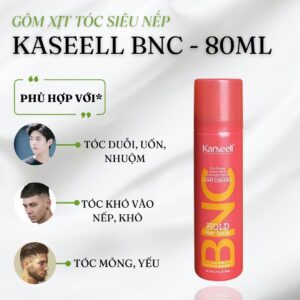 Gôm Xịt Tóc Karseell Bnc Siêu Nếp – 80ml.2