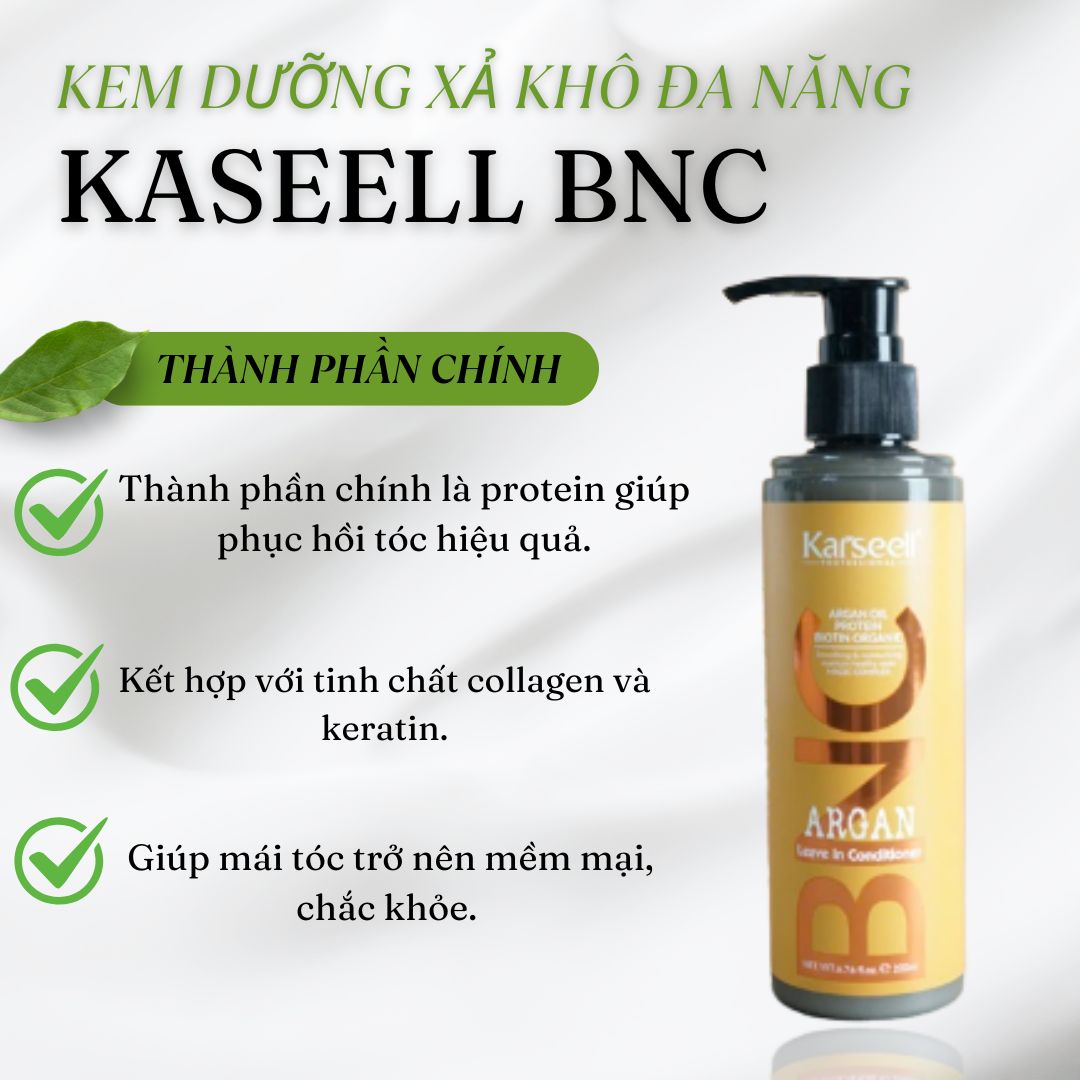 Kem DƯỠng XẢ KhÔ Karseell Bnc 200ml.4 Kem DƯỠng XẢ KhÔ Karseell Bnc 200ml.4
