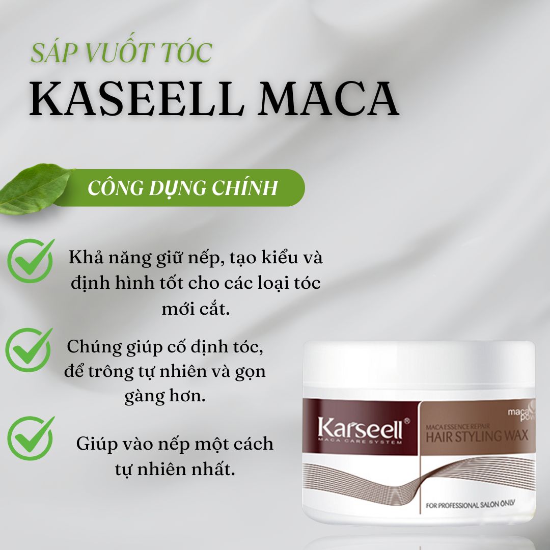 Sáp Vuốt Tóc Karseell Maca.4 Sáp Vuốt Tóc Karseell Maca.4