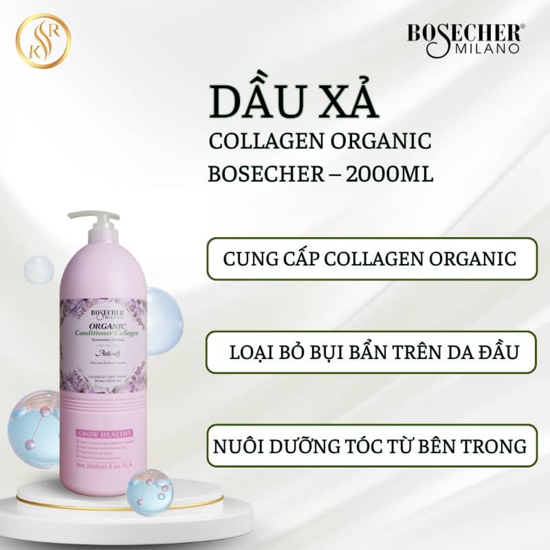 Xả Collagen Organic Bosecher 2000ml