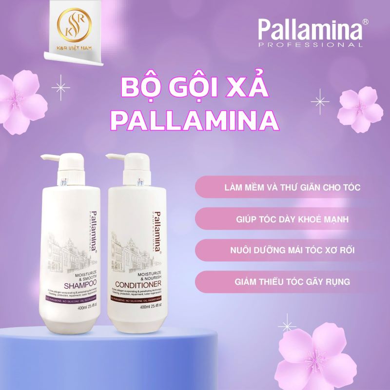 Bộ gội xả Pallamina 1000ml