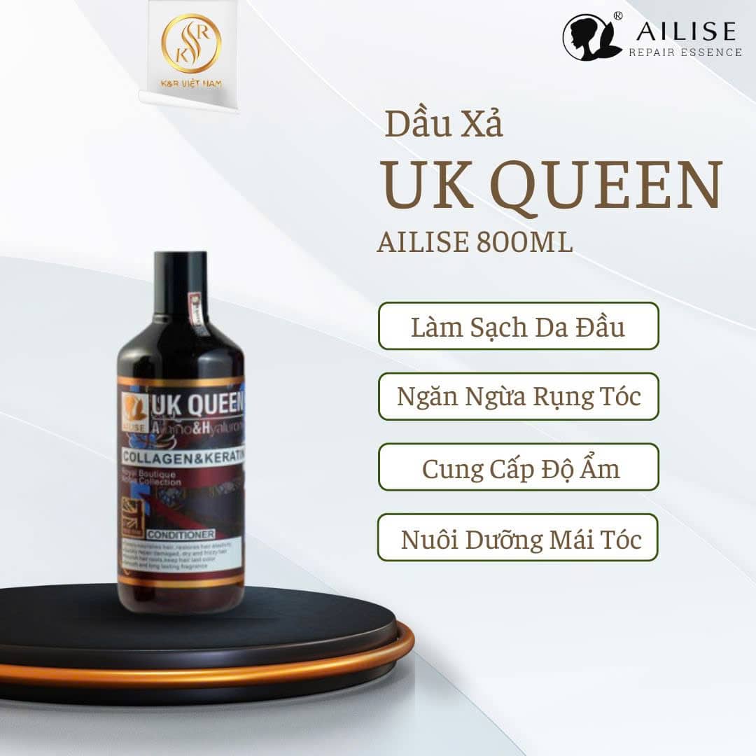 Dầu Xả UK QUEEN AILISE 800ML