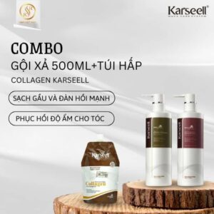 combo gội xả hấp trị gàu huyên dùng