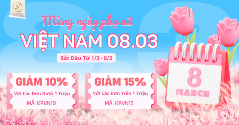 KHUYẾN MÃI ĐẶC BIỆT NGÀY QUỐC TẾ PHỤ NỮ 8/3🎁🎁🎁
