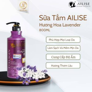 Sữa Tắm Hương Hoa Lavender – Dưỡng Ẩm Chuyên Sâu – Hương Thơm Lâu – 800ml