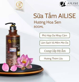 Sữa Tắm Hương Hoa Sen – Phù Hợp Da Nhạy Cảm – Hương Thơm Lâu – 800ml