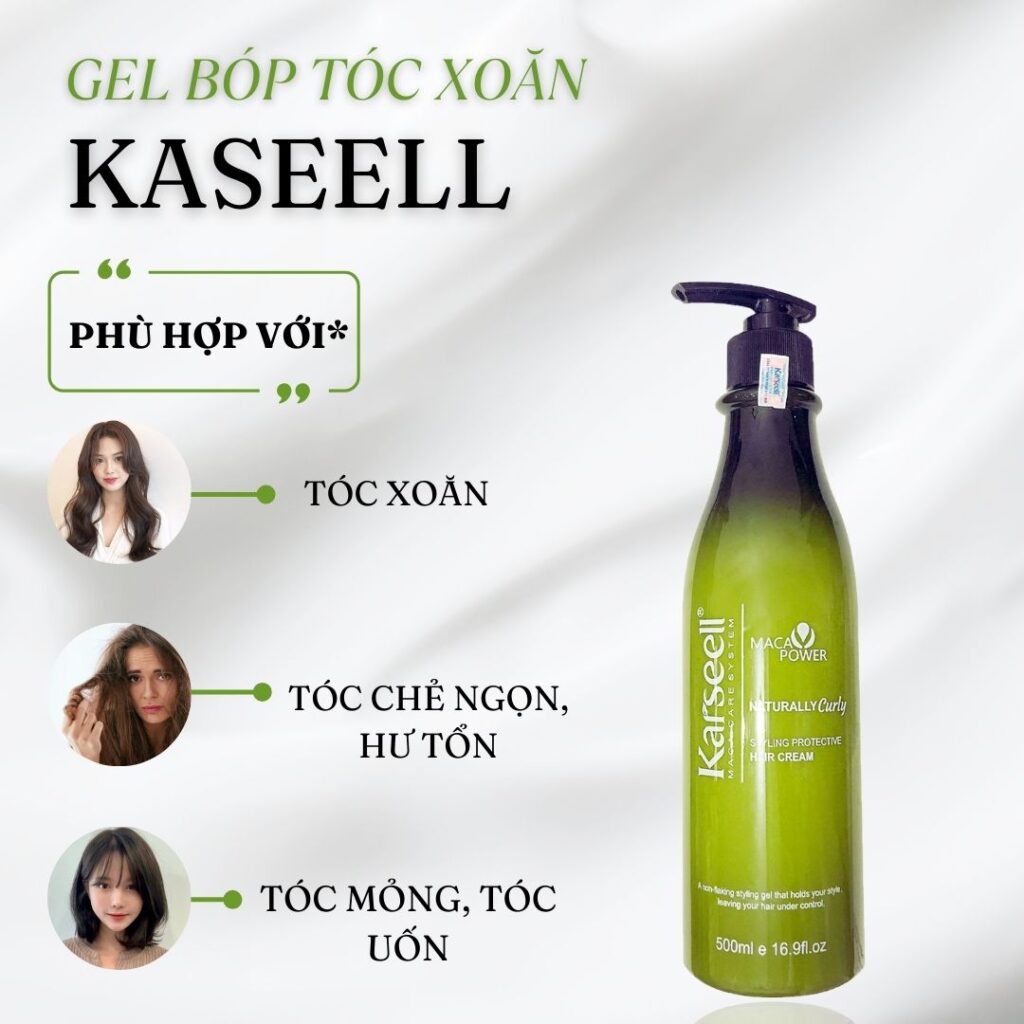 Gel BÓp TÓc XoĂn Karseell 500ml.2