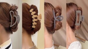  Uốn tóc tại nhà bằng kẹp tóc 