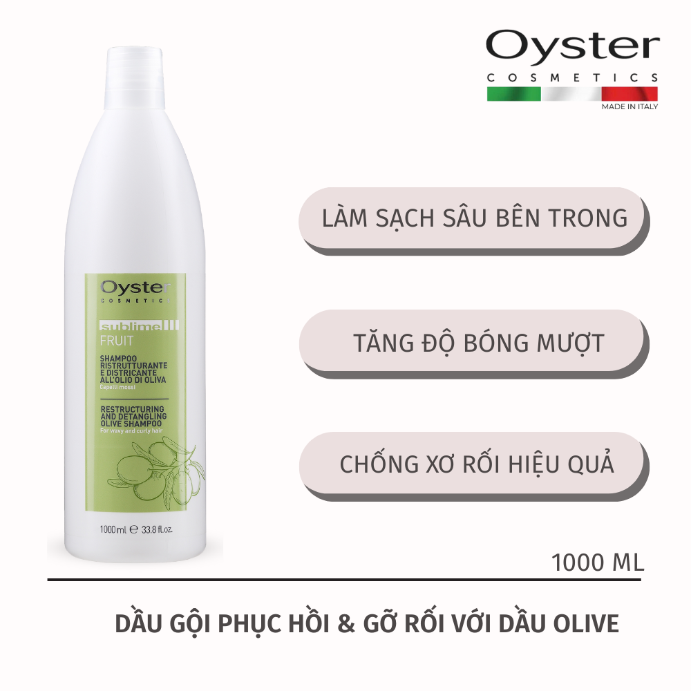 Dầu Gội Phục Hồi & Gỡ Rối Với Dầu Olive