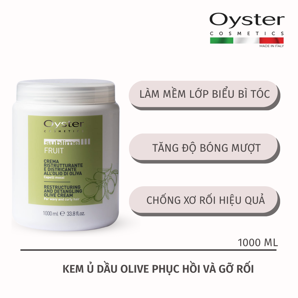 Kem ủ Dầu Olive Phục Hồi Và Gỡ Rối