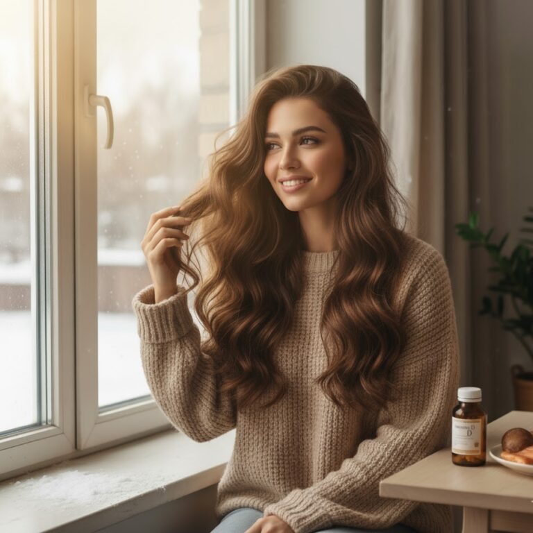 Vitamin D Giúp Tóc Chắc Khỏe Khi Thiếu Nắng Mùa Đông