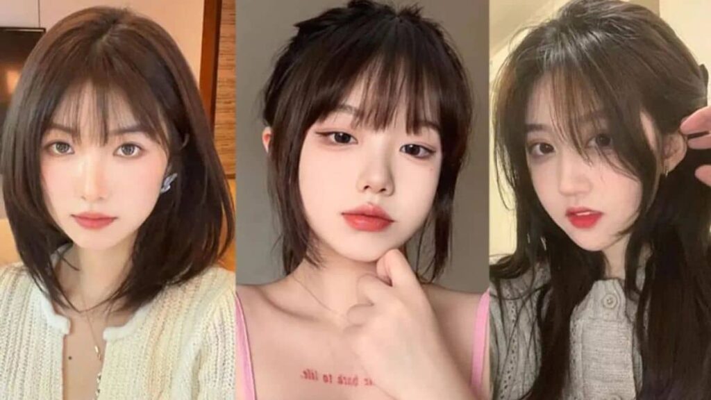 Kiểu Tóc Mái Thưa Hàn Quốc