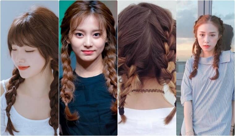 Tóc Tết Hai Bên – Cute Double Braids