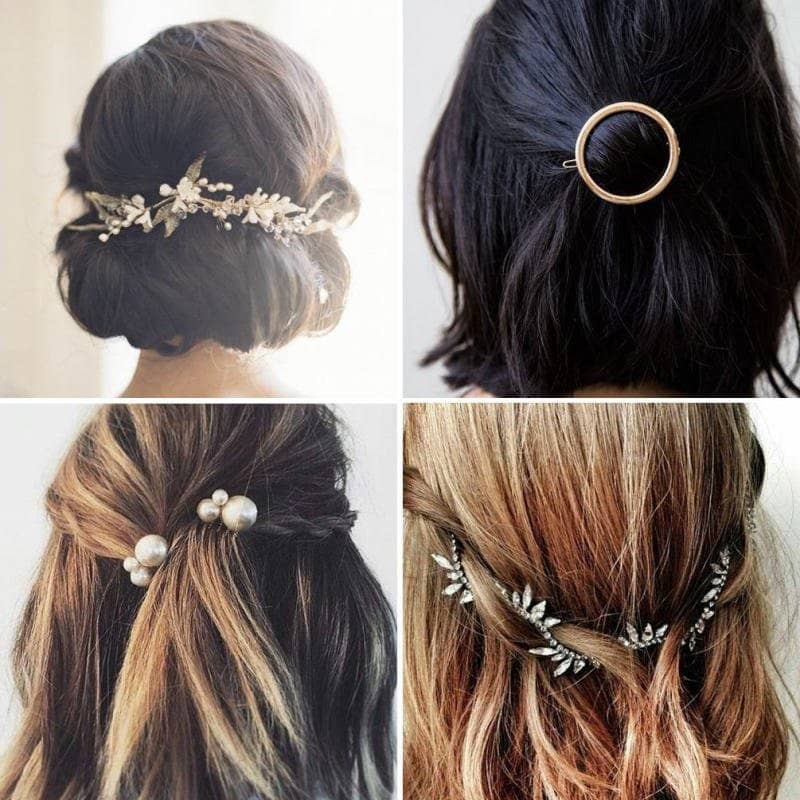 Tóc Ngắn Kết Hợp Phụ Kiện