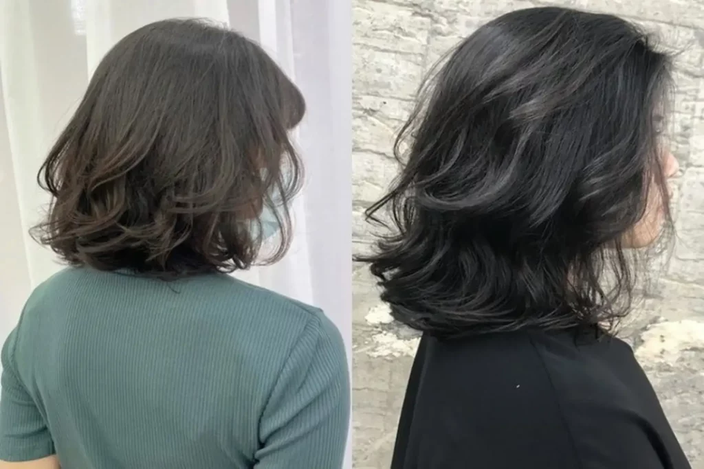 Tóc Ngắn Uốn Sóng Lơi