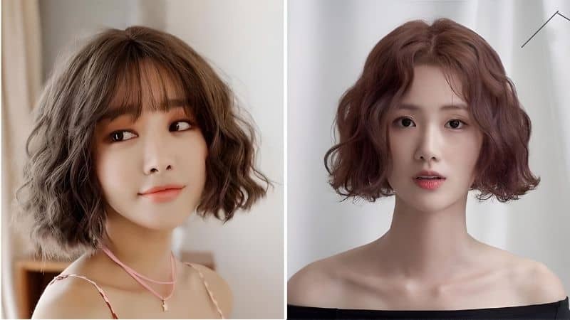 tóc bob ngắn kết hợp sóng retro – Kiểu Tóc Ngắn Đi Tiệc Sang Trọng