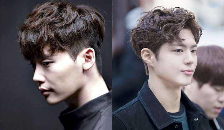 Kiểu Tóc Cắt Vừa Phải Kết Hợp Uốn Xoăn Bồng Bềnh