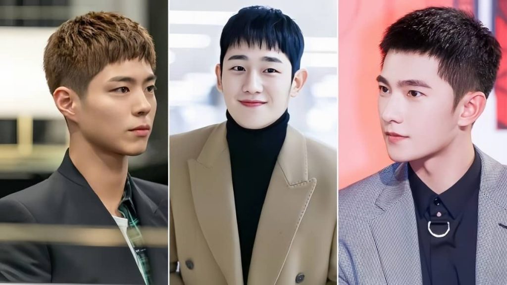 Kiểu Tóc Nam Hàn Quốc Mái Ngố Dễ Thương