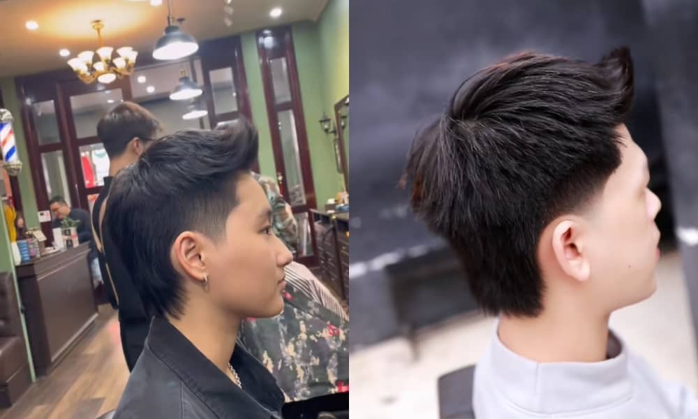 Tóc Short Quiff Mullet