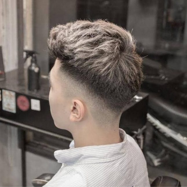 Tóc Short Quiff Fade Cao