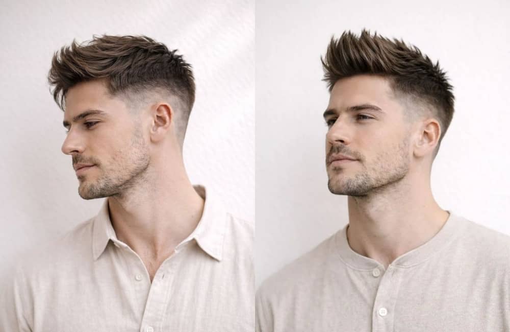 Tóc Short Quiff Kết Hợp Râu