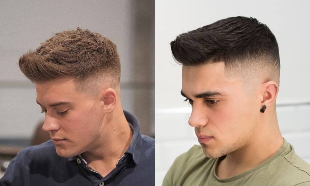 Tóc Short Quiff Pompadour Nhẹ