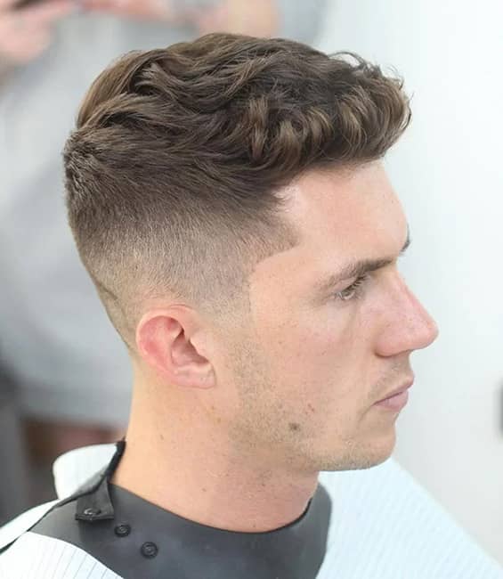 Tóc Short Quiff Uốn Nhẹ