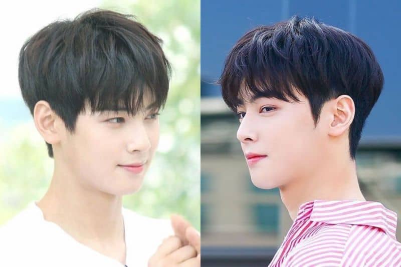 Tóc Nam Hàn Quốc Uốn Cụp Tỉa Layer