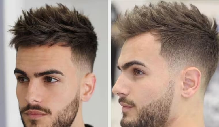 Tóc Nam Ngắn Spiky Gai Góc