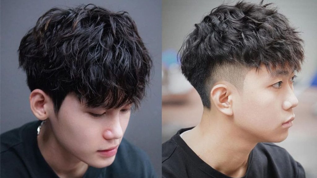 Tóc Nam Uốn Xoăn Nhẹ